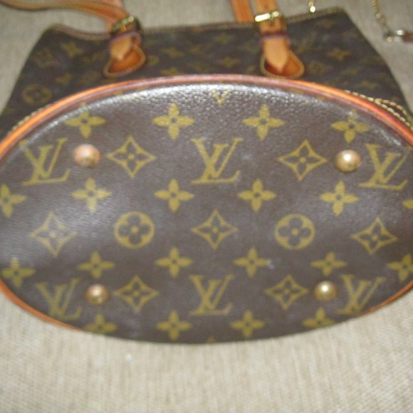 ❤️LOUIS VUITTON Petit Bucket Purse +Posh Toilette / Pochette - Picture 5 of 12